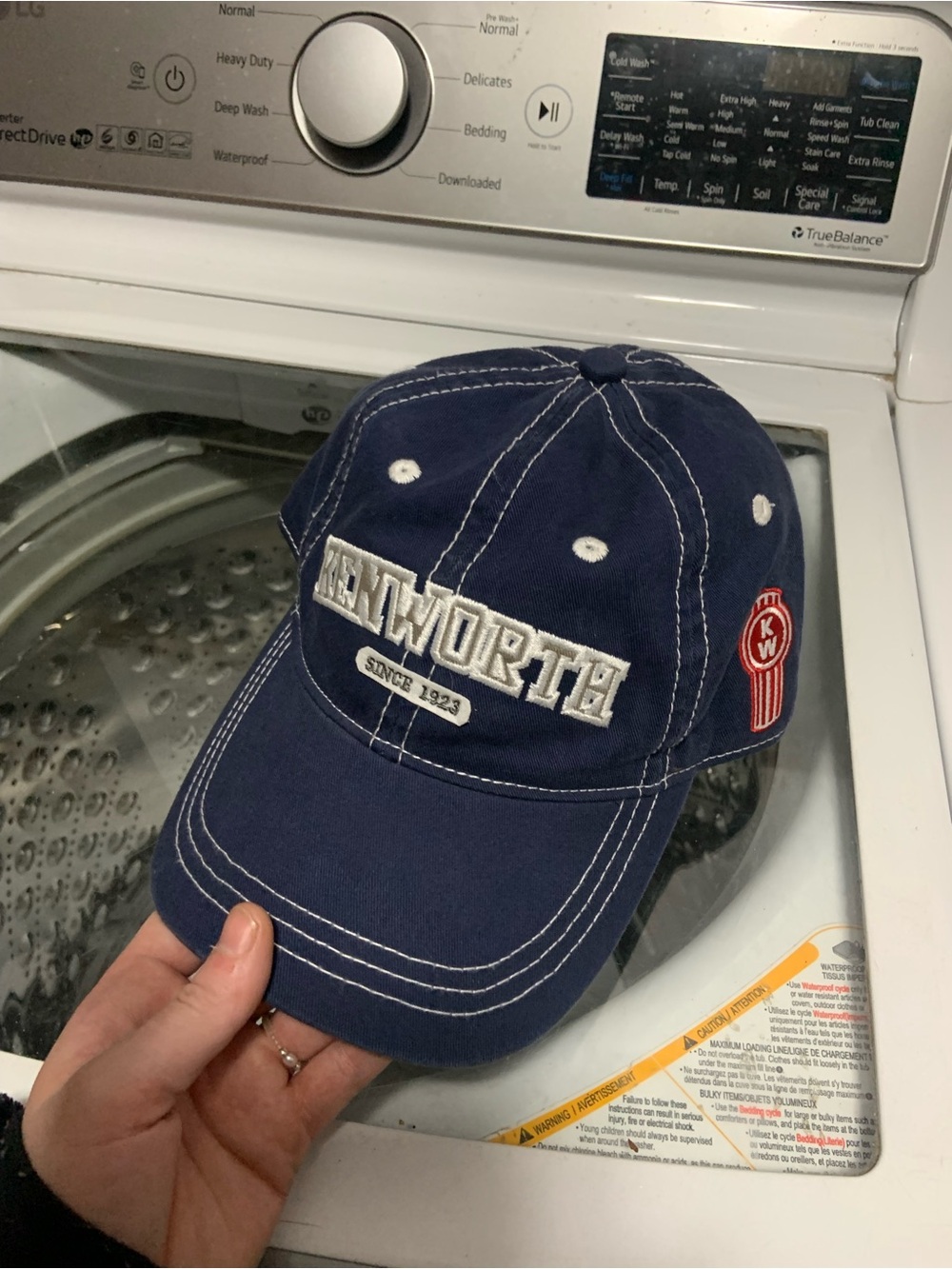 Kenworth Trucks "Since 1923" Navy Blue Embroidered Baseball Cap